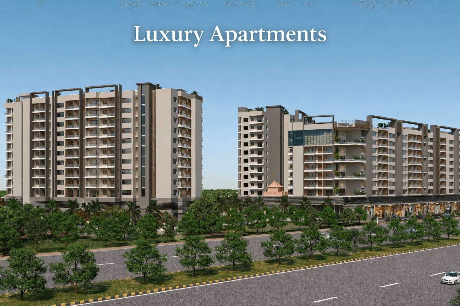 Luxury residential apartment project by Sky City Group