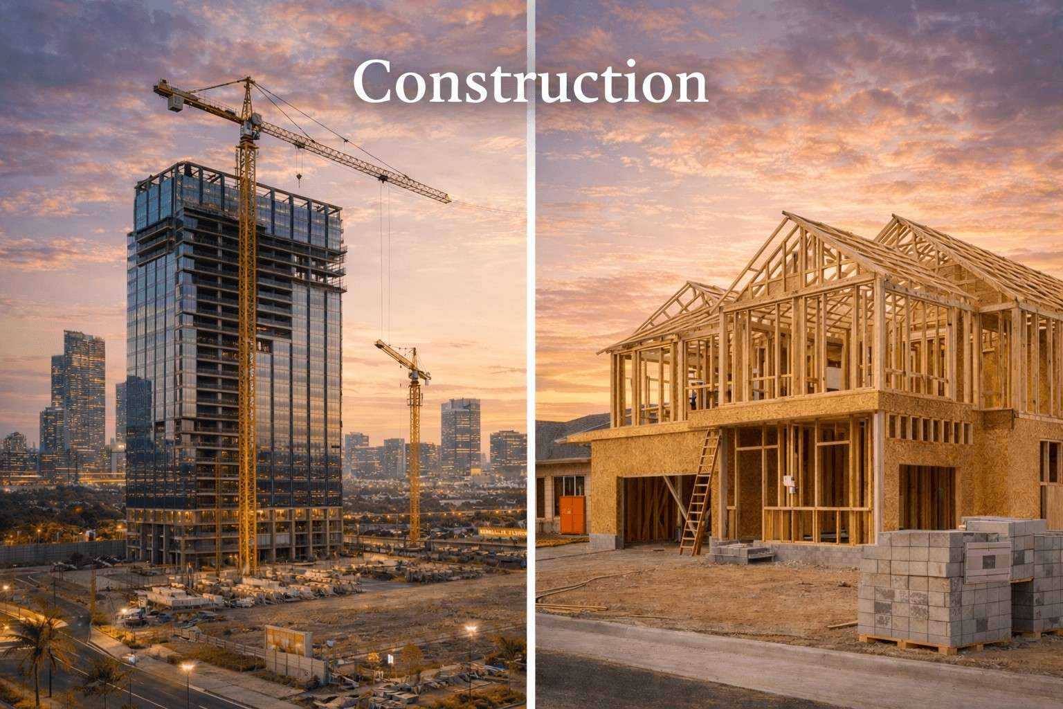 Construction plans by Sky City Group