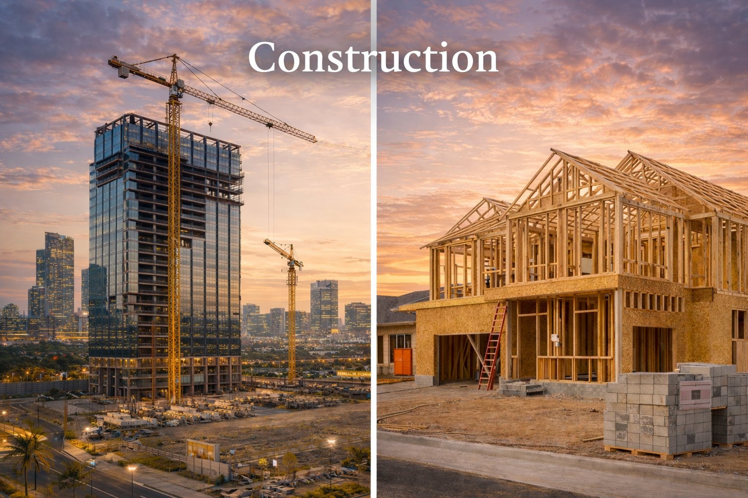 Construction plans by Sky City Group